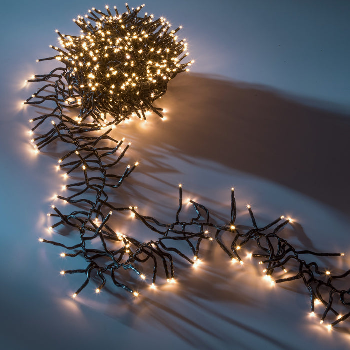 Guirlande LED Cascade RVB IC connectée 1,8m pour sapin de Noël