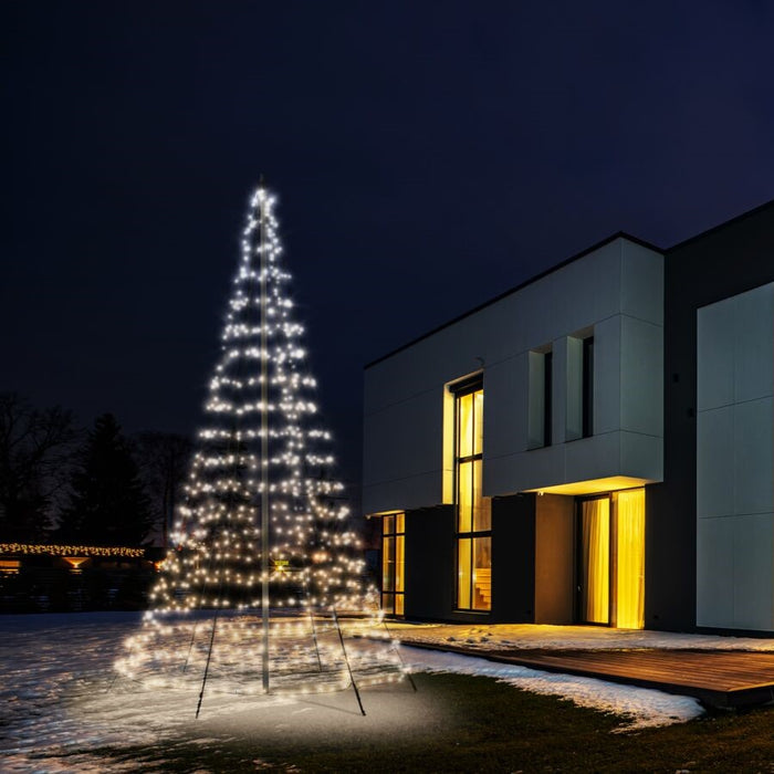 Guirlande lumineuse effet cascade pour sapin de Noël, 180 LED, avec  bluetooth & application